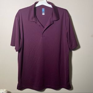 PGA TOUR
Men's AirFlux™ Solid Golf Polo In burgundy size XL